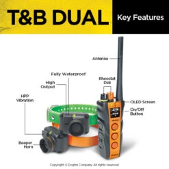 Dogtra T&B Dual 2-Dog Training And Beeper System -Outdoor Sports Equipment Store PRODUCT IMG831MAR