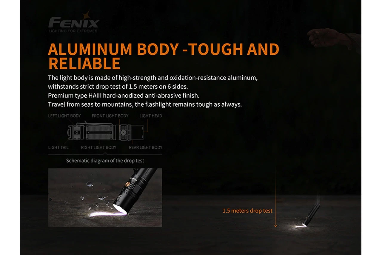 Fenix PD36R 1600 Lumens Rechargeable Flashlight 17 Fenix PD36R 1600 Lumens Rechargeable Flashlight - Image 17