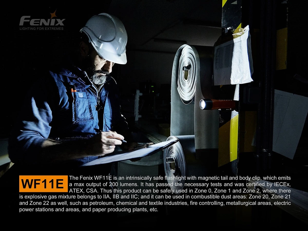 Fenix WF11E 200 Lumens Intrinsically Safe Flashlight 11 Fenix WF11E 200 Lumens Intrinsically Safe Flashlight - Image 11