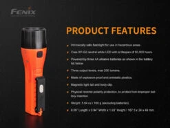 Fenix WF11E 200 Lumens Intrinsically Safe Flashlight 14 Fenix WF11E 200 Lumens Intrinsically Safe Flashlight -Outdoor Sports Equipment Store WF11E E 10