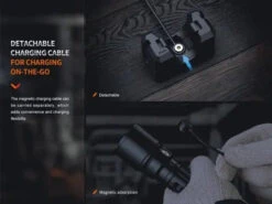 Fenix WF26R Rechargeable Flashlight With Charging Dock -Outdoor Sports Equipment Store WF26R Cradle Charging Flashlight8.jpg Good2goco