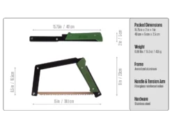 Agawa Boreal15 Saw 13 Agawa Boreal15 Saw -Outdoor Sports Equipment Store b15 blk grn dimensions.jpg Good2goco scaled