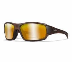 Wiley X Breach - Captivate Polarized Bronze Mirror With Matte Hickory Brown Frame