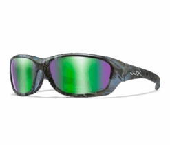 Wiley X Gravity - Captivate Polarized Green Mirror With Kryptek Neptune Frame
