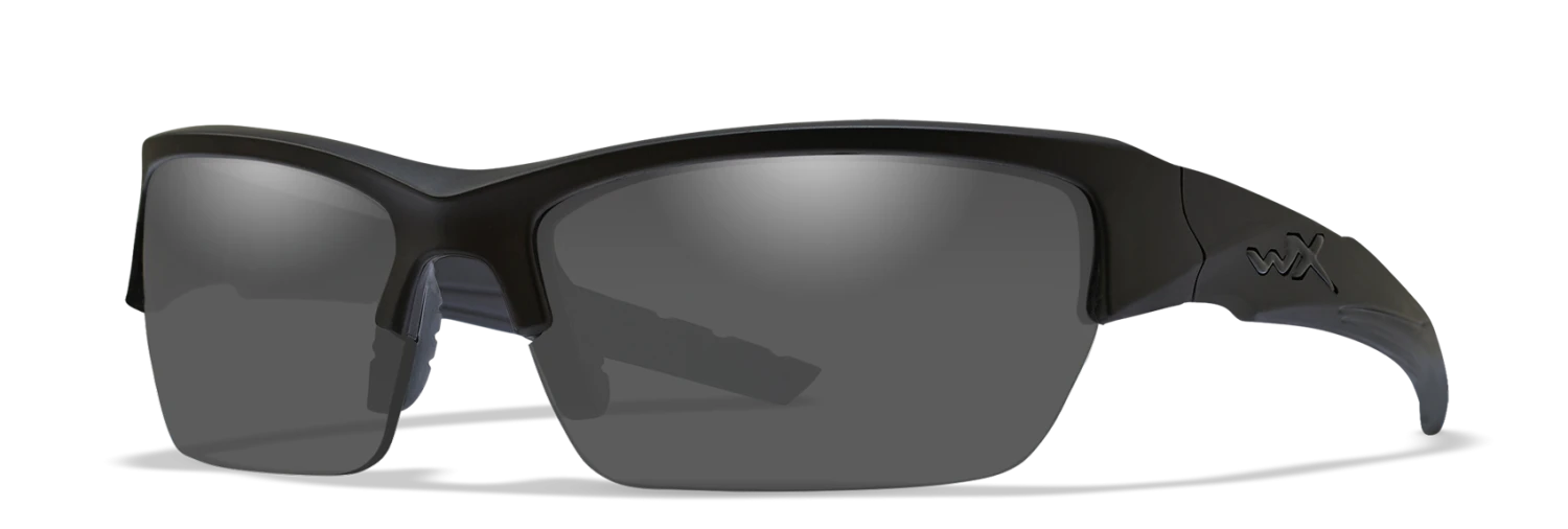 Wiley X Valor - Black Ops Filter 8 Polarized Smoke Grey With Matte Black Frame 1 Wiley X Valor - Black Ops Filter 8 Polarized Smoke Grey With Matte Black Frame