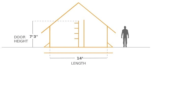 White Duck Alpha Wall Tent - 14ft X 16ft 12 White Duck Alpha Wall Tent - 14ft X 16ft - Image 12