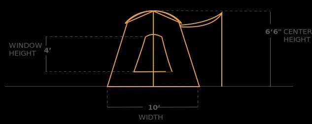 White Duck Prota Canvas Tent Deluxe - 10ft X 14ft 12 White Duck Prota Canvas Tent Deluxe - 10ft X 14ft - Image 12