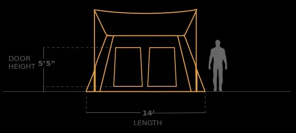 White Duck Prota Canvas Tent Deluxe - 10ft X 14ft 13 White Duck Prota Canvas Tent Deluxe - 10ft X 14ft - Image 13