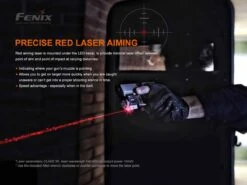 Fenix GL22 750 Lumens Tac Light With Red Laser Sight - 750 Lumens -Outdoor Sports Equipment Store fenix GL22 weapon light laser