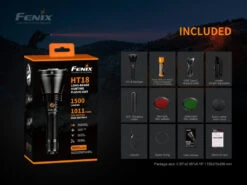 Fenix HT18 1500 Lumens Long Range Flashlight -Outdoor Sports Equipment Store fenix ht18 1 1024 012