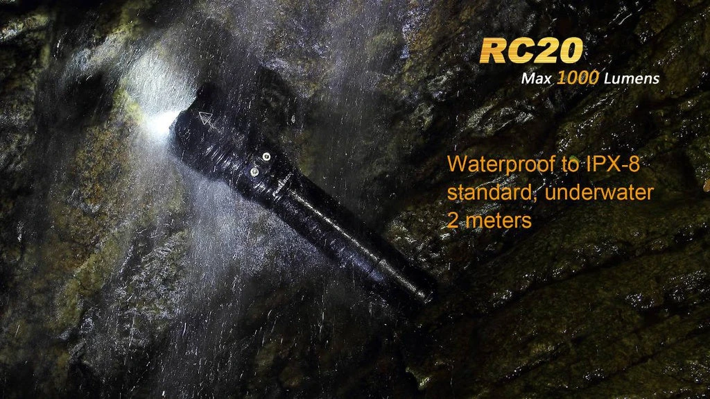 Fenix RC20 1000 Lumens Rechargeable Flashlight 6 Fenix RC20 1000 Lumens Rechargeable Flashlight - Image 6