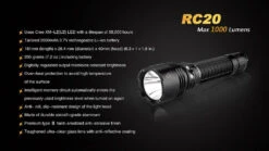 Fenix RC20 1000 Lumens Rechargeable Flashlight 19 Fenix RC20 1000 Lumens Rechargeable Flashlight -Outdoor Sports Equipment Store fenix rc20 1 1024 018