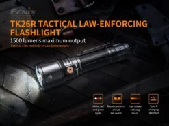 Fenix TK26R 1500 Lumens Law Enforcement Tactical Flashlight 25 Fenix TK26R 1500 Lumens Law Enforcement Tactical Flashlight -Outdoor Sports Equipment Store fenix tk26r 1 1024 001