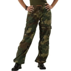 Rothco Women's Camo Vintage Paratrooper Fatigue Pants