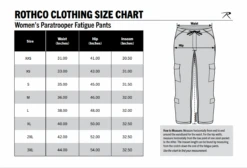 Rothco Women's Camo Vintage Paratrooper Fatigue Pants 7 Rothco Women's Camo Vintage Paratrooper Fatigue Pants -Outdoor Sports Equipment Store good2goco rothco womens paratrooper pant sizechart