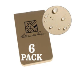 Rite In The Rain Weatherproof On The Go Wallet Notebook 6 Pack -Outdoor Sports Equipment Store lgfskpte25wgakk3ggjs