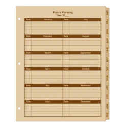 Rite In The Rain Weatherproof Daily Calendar Set 8.5in X 11in -Outdoor Sports Equipment Store mx planner future scaled