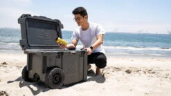 Pelican 45QW Elite Wheeled Cooler -Outdoor Sports Equipment Store pelican 45qt gray hard wheeled cooler Good2GoCo
