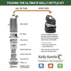 Kelly Kettle Ultimate Scout Kit -Outdoor Sports Equipment Store sst basecampexplodedview2021 uk 600x600 1