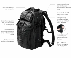 First Tactical Tactix Half-Day Plus Backpack -Outdoor Sports Equipment Store tactix 05 day plus backpack components