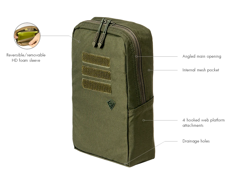 First Tactical Tactix Series 6X6 Utility Pouch 3 First Tactical Tactix Series 6X6 Utility Pouch - Image 3