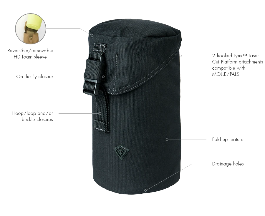 First Tactical Tactix Series Bottle Pouch - 1.0L 7 First Tactical Tactix Series Bottle Pouch - 1.0L - Image 7