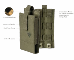 First Tactical Tactix Series Media Pouch - Large -Outdoor Sports Equipment Store tactix series media pouch large components