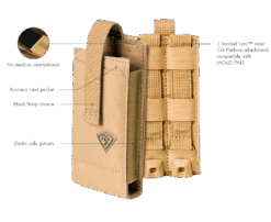 First Tactical Tactix Series Media Pouch - Medium 11 First Tactical Tactix Series Media Pouch - Medium -Outdoor Sports Equipment Store tactix series media pouch medium components