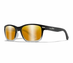 Wiley X Helix - Captivate Polarized Bronze Mirror With Gloss Black To Crystal Frame