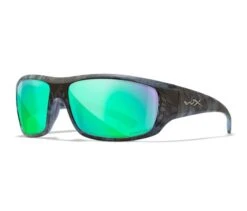 Wiley X Omega - Captivate Polarized Green Mirror With Kryptek Neptune Frame