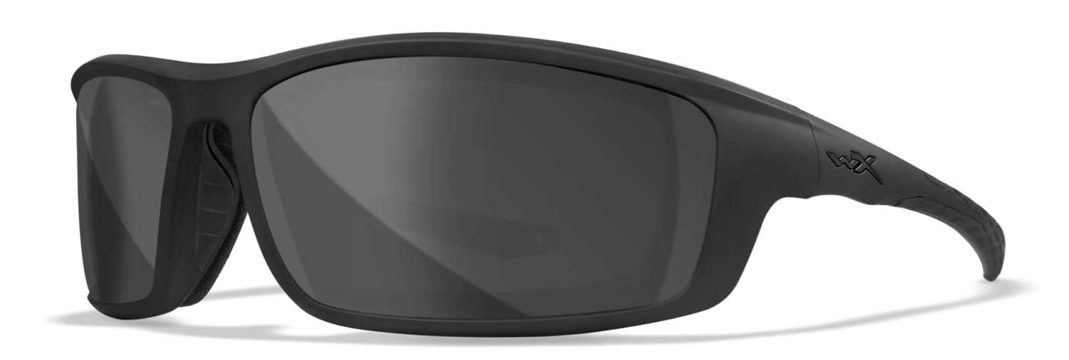 Wiley X Grid Sunglasses - Matte Black Frame With Grey Lenses 1 Wiley X Grid Sunglasses - Matte Black Frame With Grey Lenses