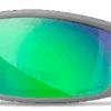 Wiley X Grid Sunglasses - Matte Cool Grey Frame With Captivate Polarized Green Lenses
