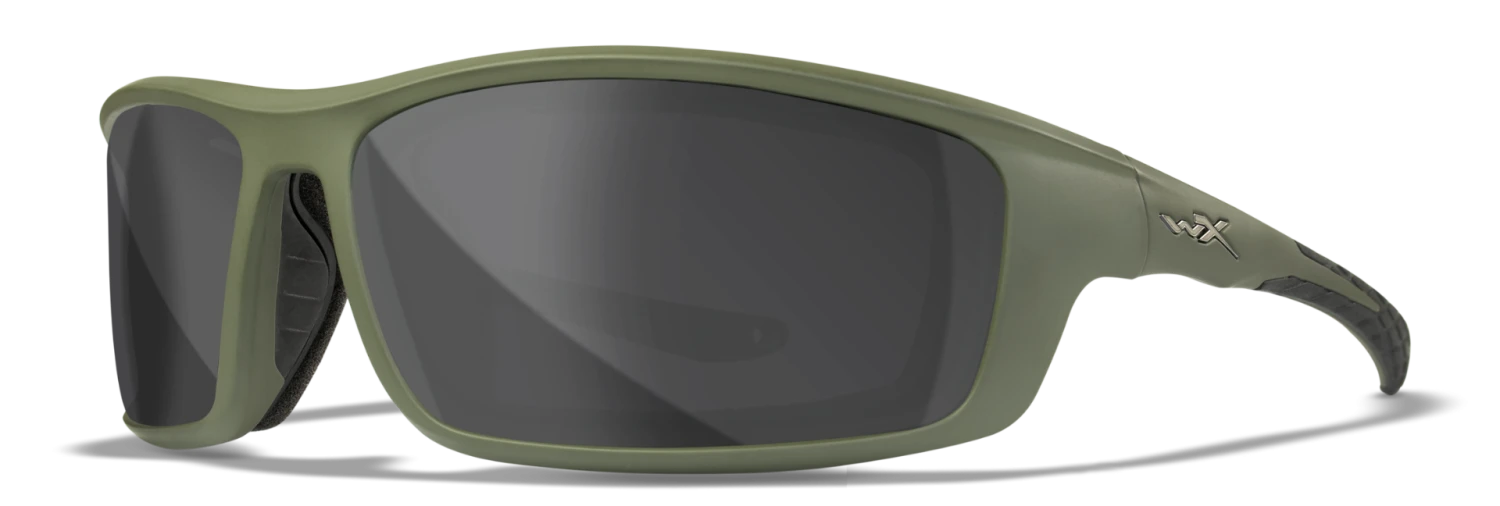 Wiley X Grid Sunglasses - Matte Utility Green Frame With Captivate Polarized Grey Lenses 1 Wiley X Grid Sunglasses - Matte Utility Green Frame With Captivate Polarized Grey Lenses