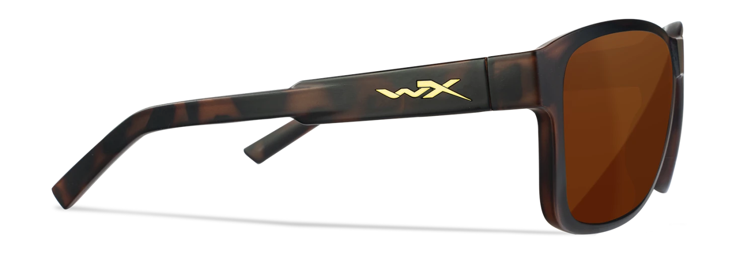 Wiley X Trek Sunglasses - Matte Havana Brown Frames With Captivate Polarized Copper Lenses 4 Wiley X Trek Sunglasses - Matte Havana Brown Frames With Captivate Polarized Copper Lenses - Image 4