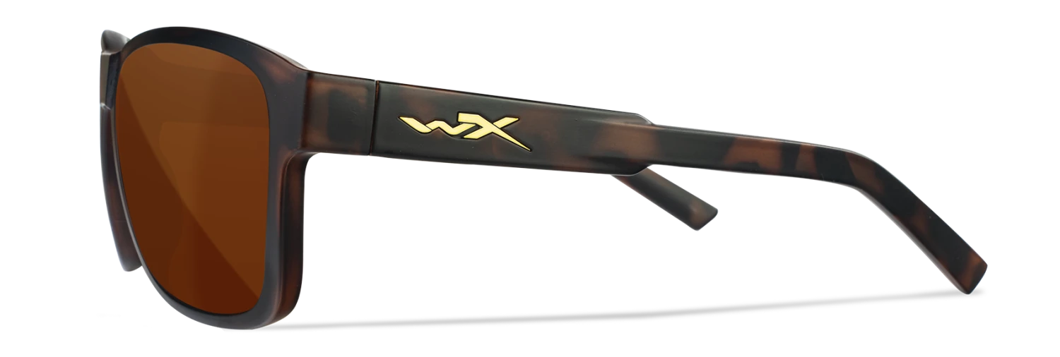 Wiley X Trek Sunglasses - Matte Havana Brown Frames With Captivate Polarized Copper Lenses 3 Wiley X Trek Sunglasses - Matte Havana Brown Frames With Captivate Polarized Copper Lenses - Image 3