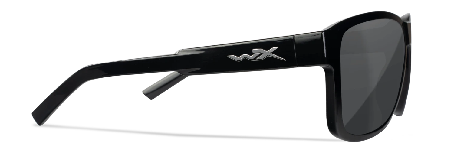 Wiley X Trek Sunglasses - Matte Black Frame With Captivate Polarized Grey Lenses 2 Wiley X Trek Sunglasses - Matte Black Frame With Captivate Polarized Grey Lenses - Image 2